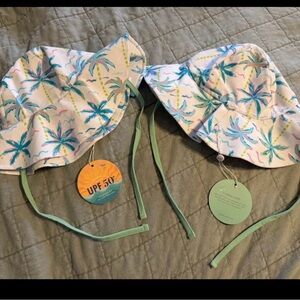 Tropical Print Kids Sun Hat